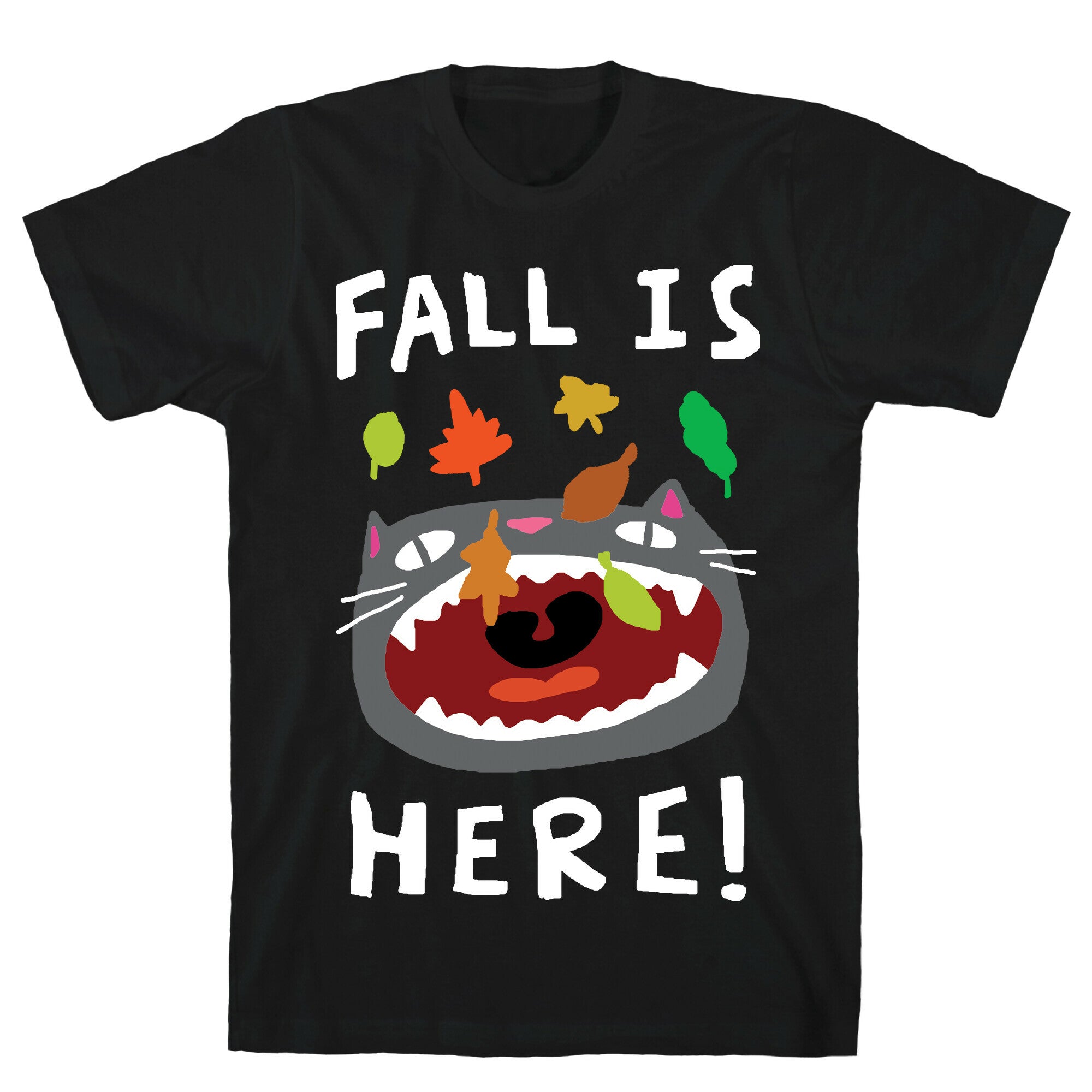 Fall Is Here Cat T-Shirt